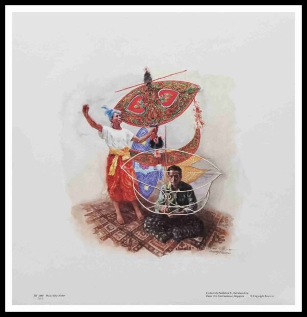 SH 1632C Malay Kite Maker 3×3 Mini Print – Fan S.H.