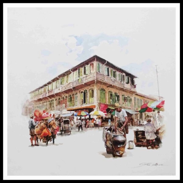 SH 1623C Chinatown 3×3 Mini Print – Fan S.H.