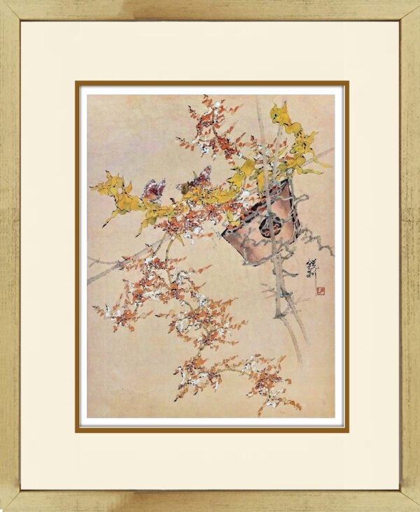 DA JL202 Perched Butterflies