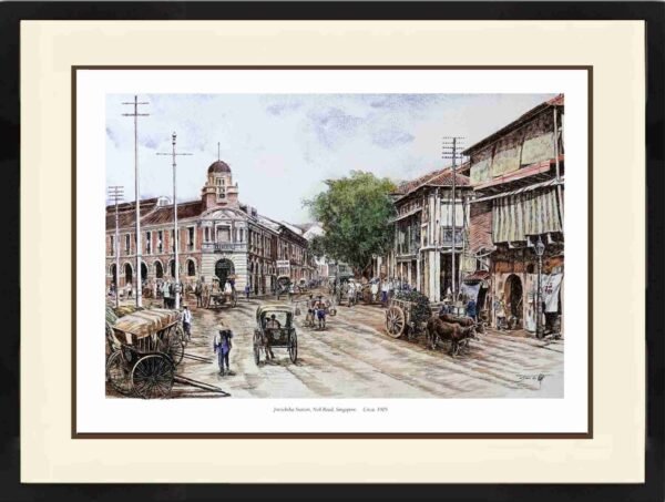 DA SH 1807 Jinricksha Station, Neil Road, Singapore Circa. 1905