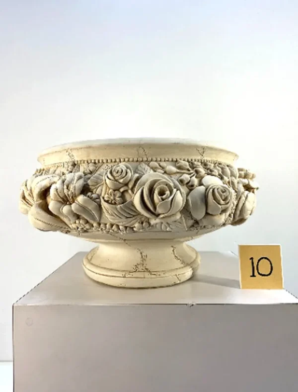 IDN-010 Terracotta Sandstone handcrafted Floral Vase