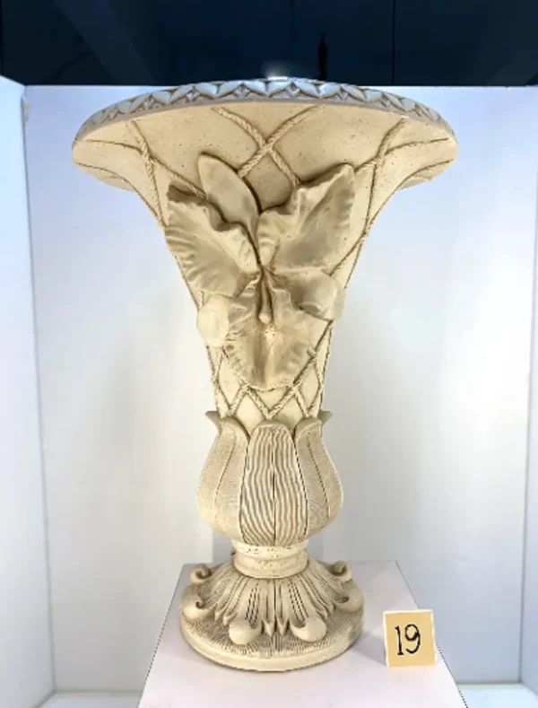 IDN-019 Terracotta Sandstone handcrafted Floral Vase