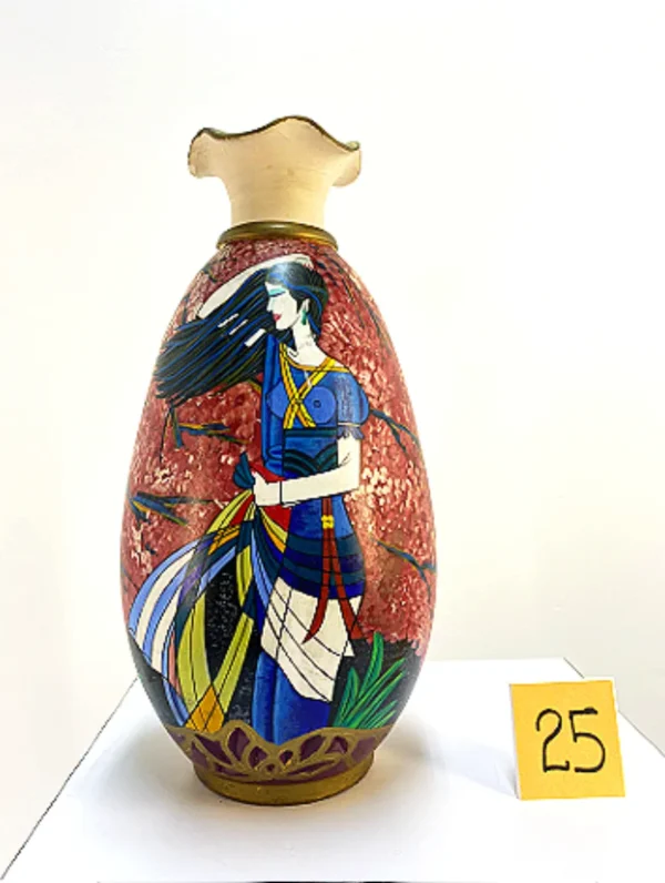 HK025 Hand-painted  Ceramic Vase