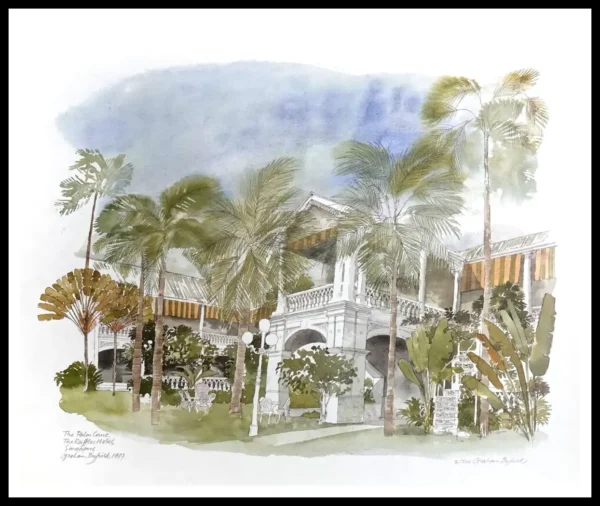 BF 613C The Palm Court 7x5 Mini Print - G. Byfield