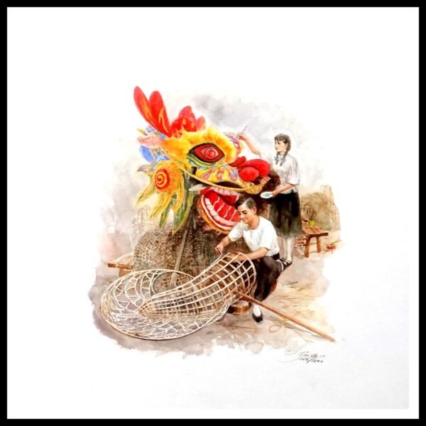 SH 1624C Chinese Dragon Head Maker 3×3 Mini Print – Fan S.H.
