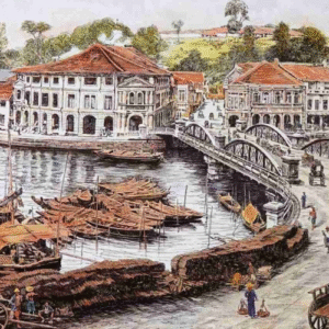 Fan Shao Hua “Early Days of Singapore” Paintings