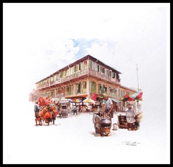 SH 1623C Chinatown 3×3 Mini Print – Fan S.H.