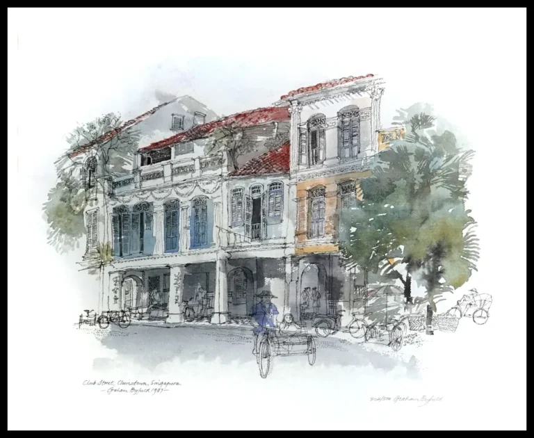 BF 608C  Club Street, Chinatown 7x5"