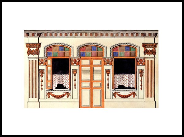 EV 1556C Pahang St 7×5 Mini Print – Evelyn Lam