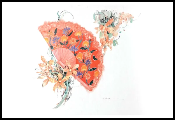 CR 1055 Batik Fan 7×5"/ 4x3"