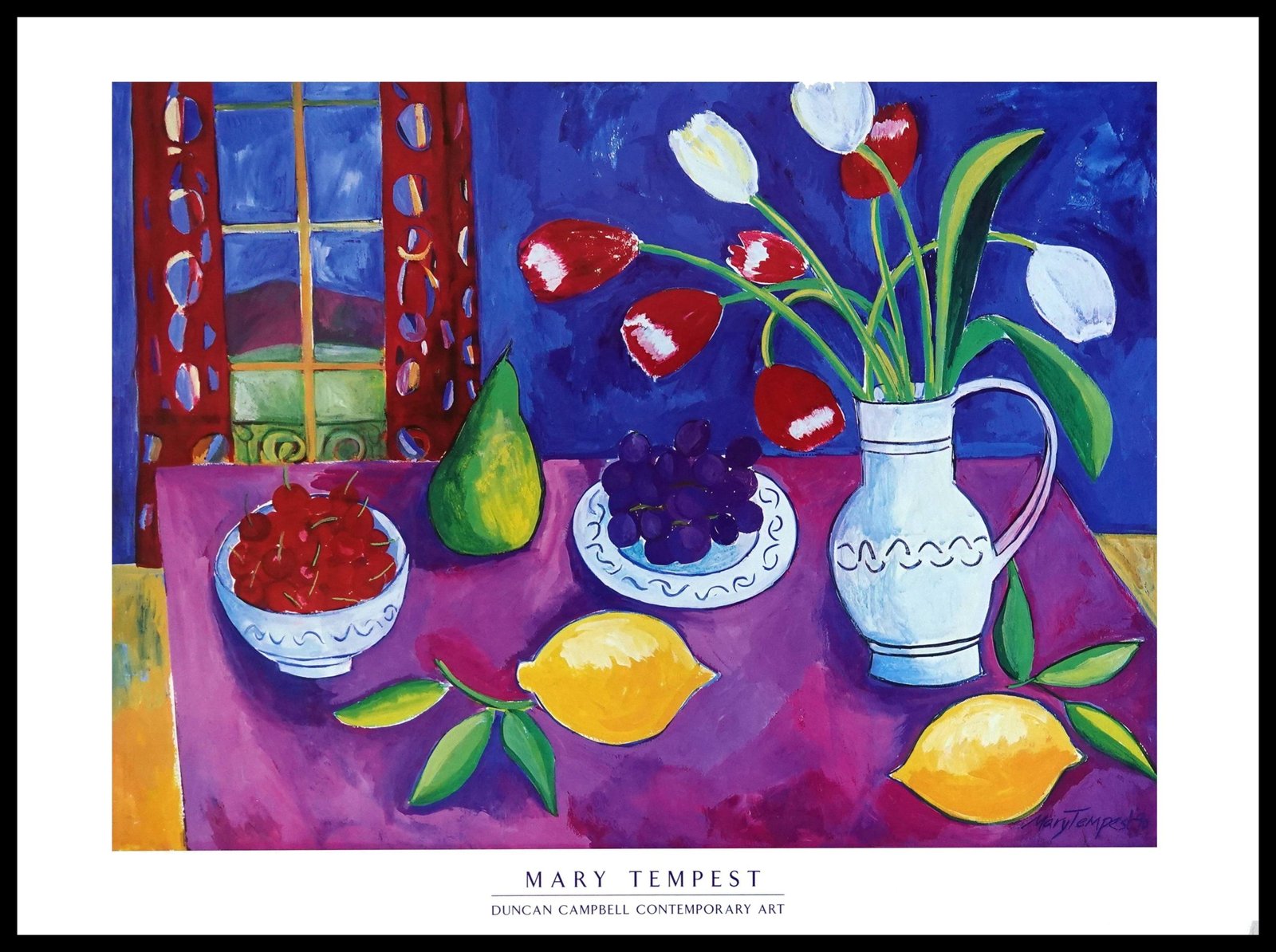 TAG 3638 Tulips & Cherries